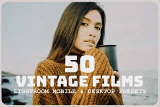 50 Vintage Films Lightroom Presets and LUTs