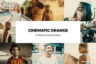 20 Cinematic Orange Lightroom Presets and LUTs
