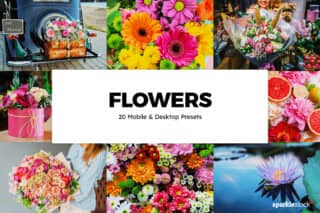 20 Flowers Lightroom Presets and LUTs