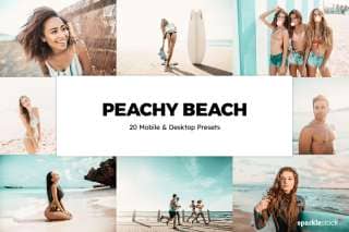 20 Peachy Beach Lightroom Presets and LUTs