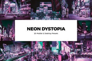 20 Neon Dystopia Lightroom Presets and LUTs