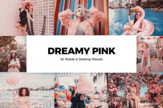 20 Dreamy Pink Lightroom Presets and LUTs