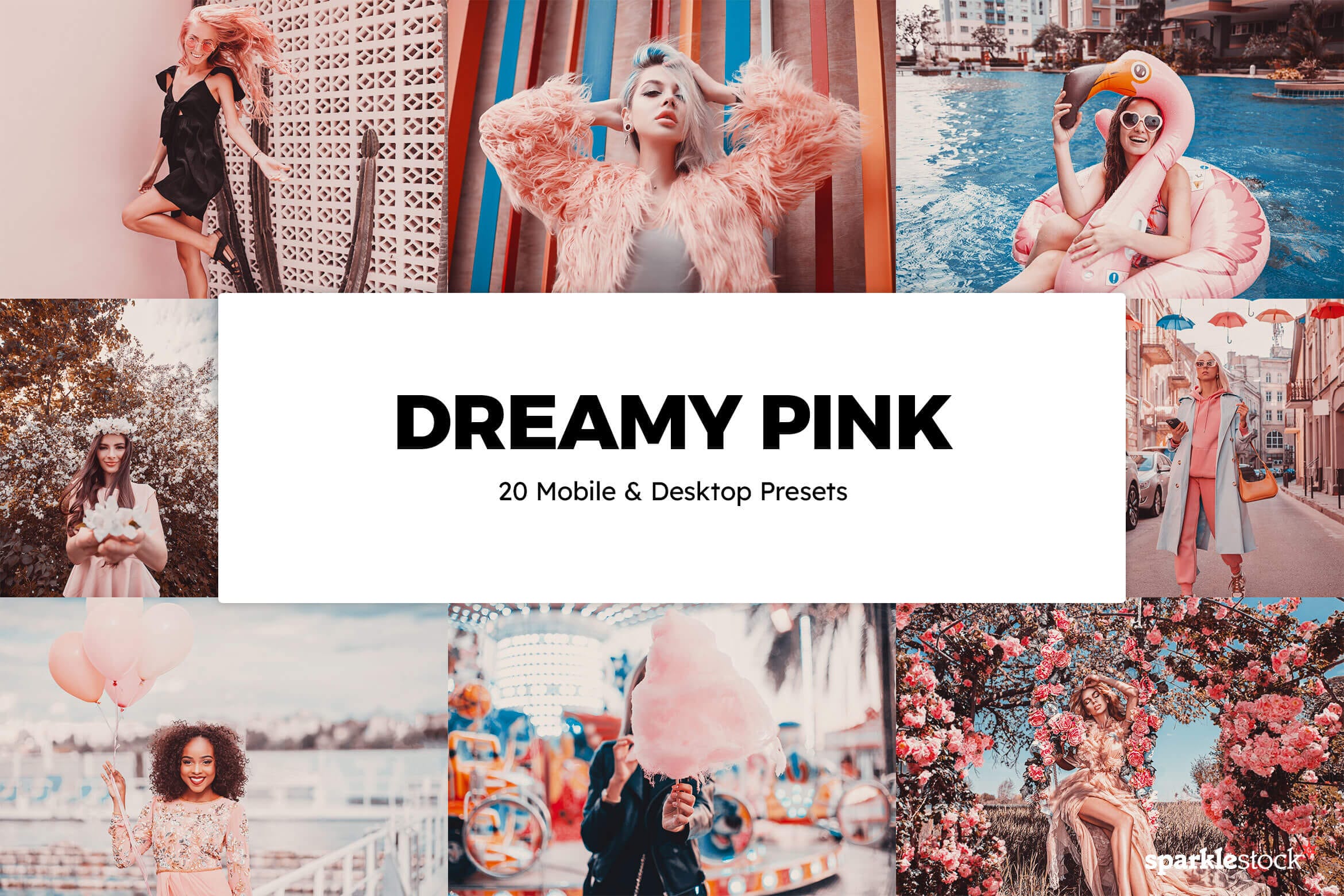 20 Dreamy Pink Lightroom Presets and LUTs