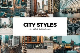 20 City Styles Lightroom Presets and LUTs