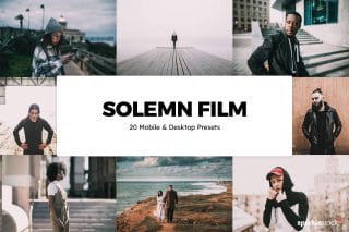 20 Solemn Film Lightroom Presets and LUTs