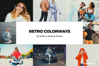 20 Retro Colorways Lightroom Presets and LUTs