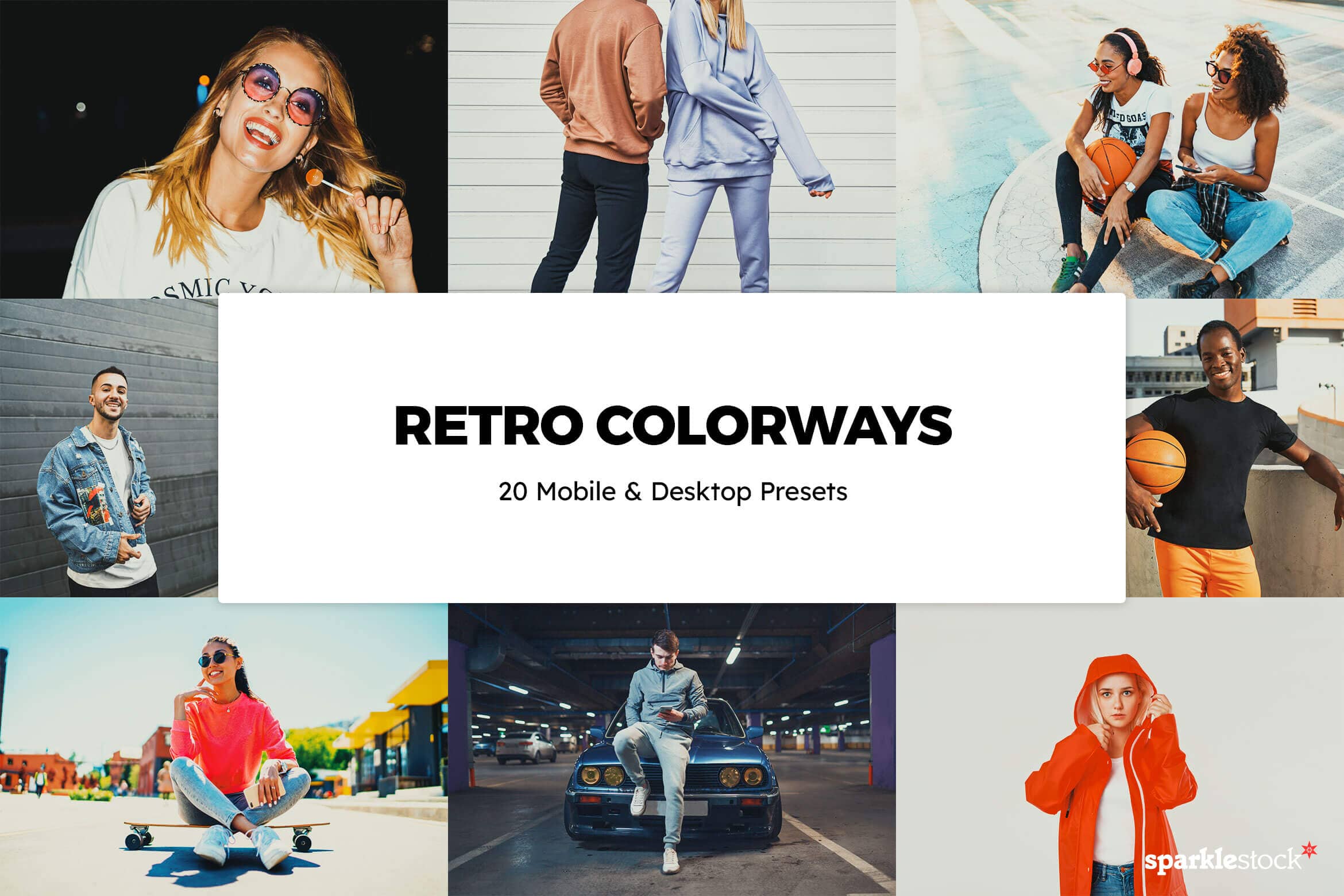 20 Retro Colorways Lightroom Presets and LUTs