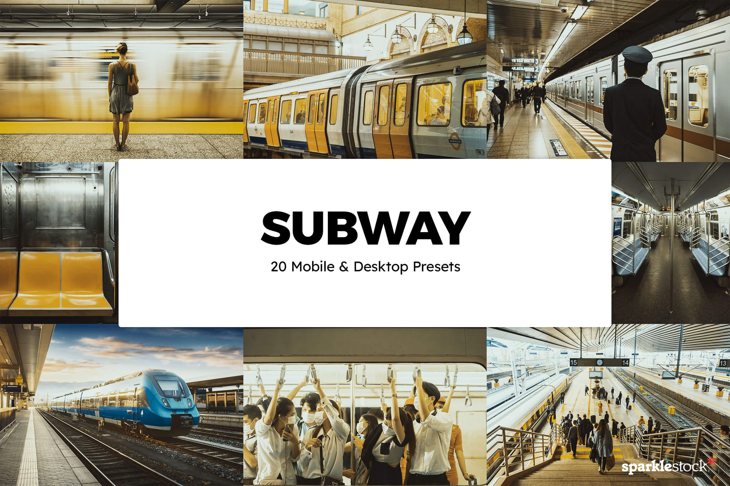 20 Subway Lightroom Presets and LUTs