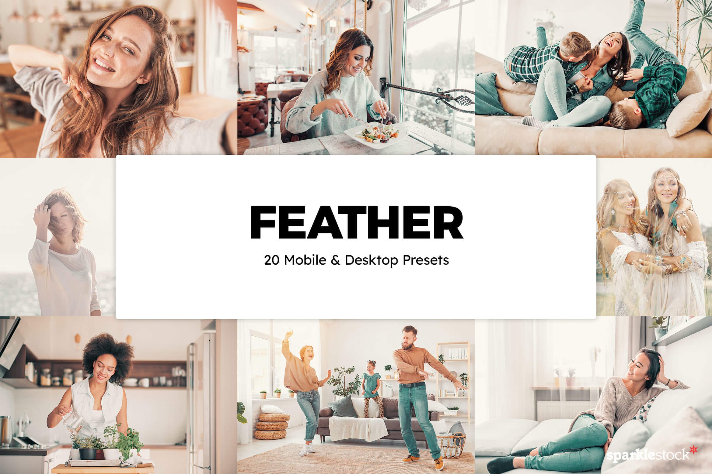 20 Feather Lightroom Presets and LUTs