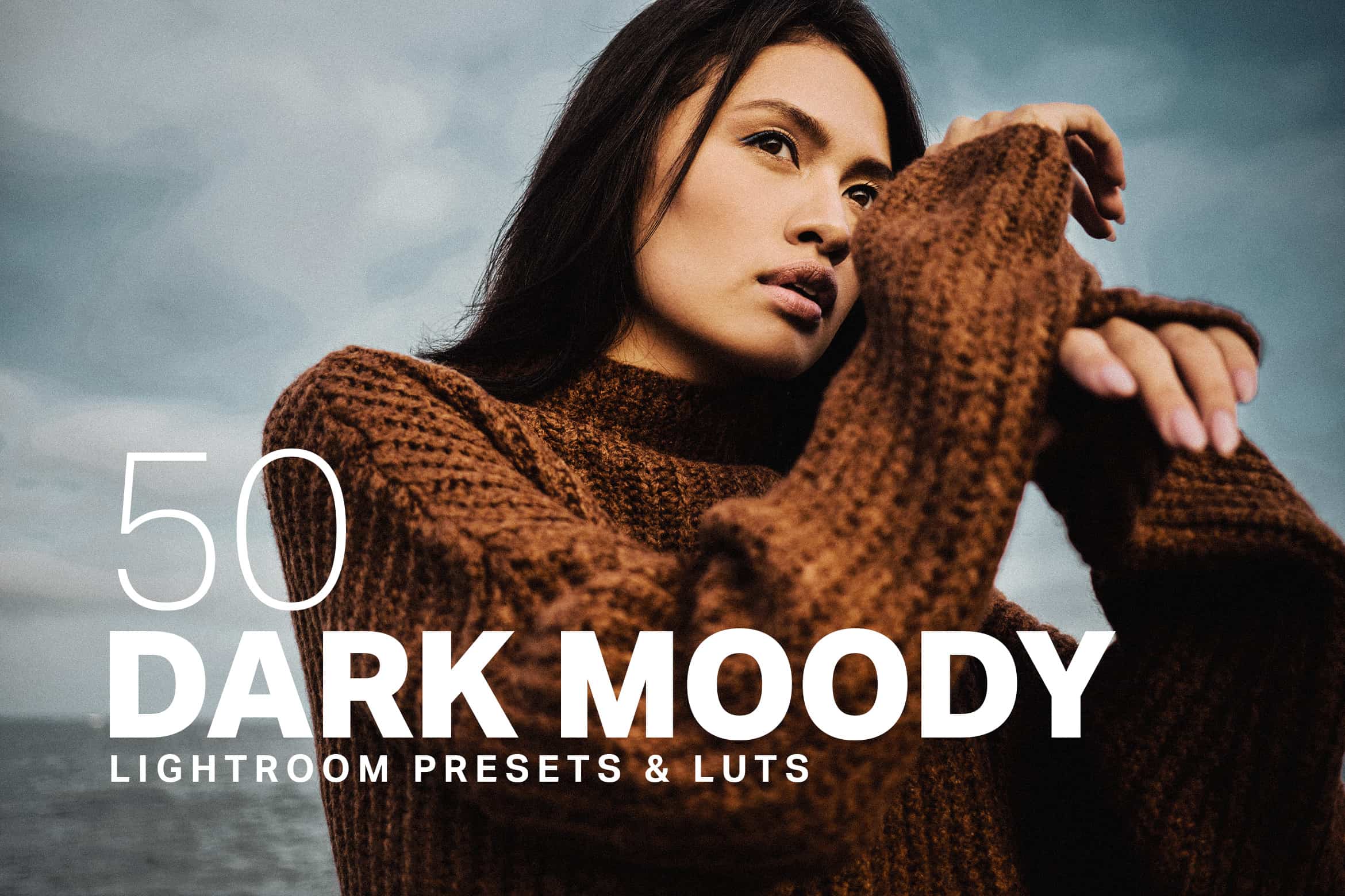 50 Dark Moody Lightroom Presets and LUTs