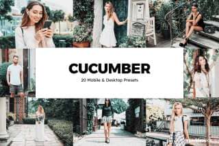 20 Cucumber Lightroom Presets and LUTs