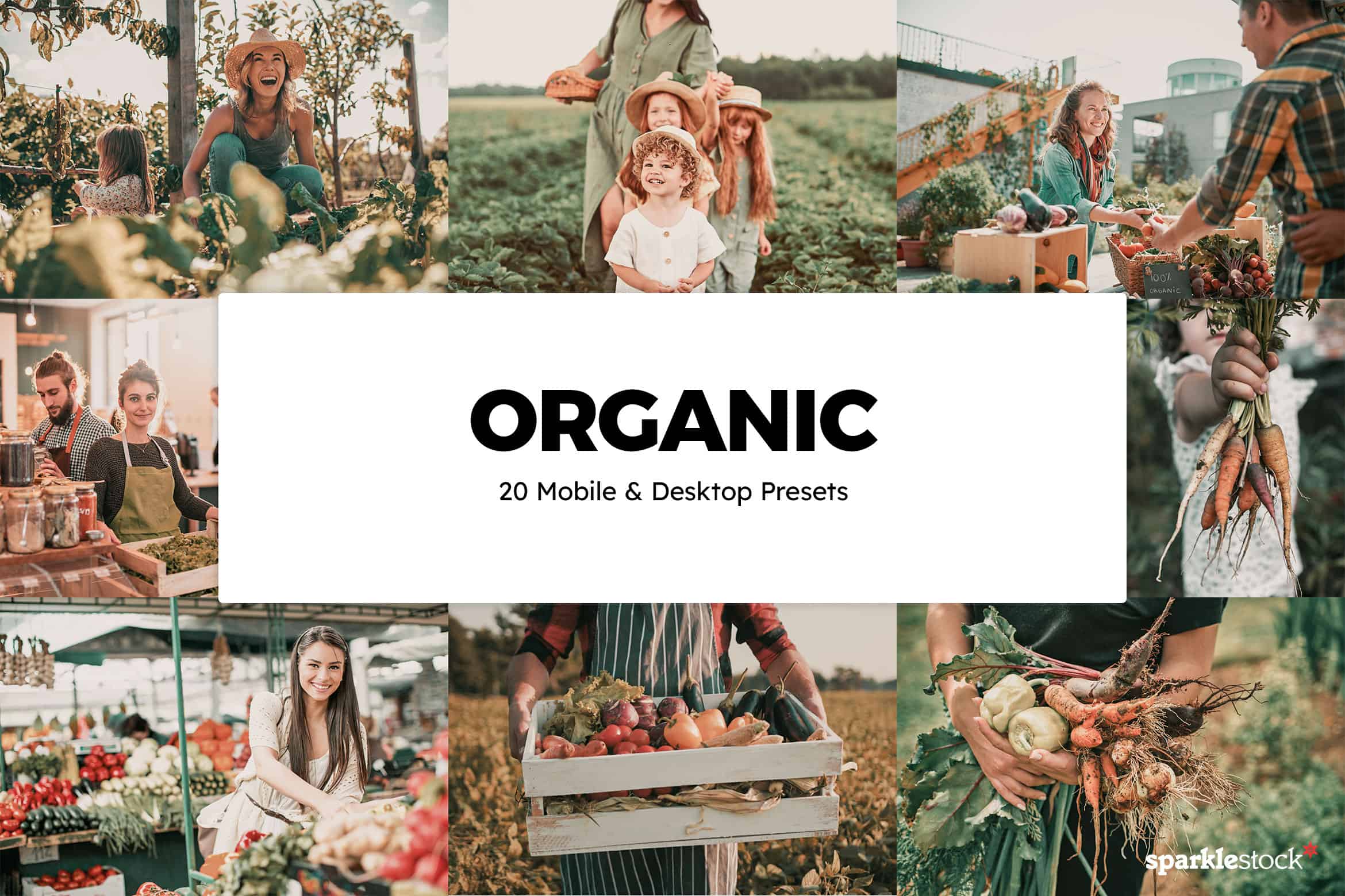 20 Organic Lightroom Presets and LUTs
