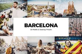 20 Barcelona Lightroom Presets and LUTs