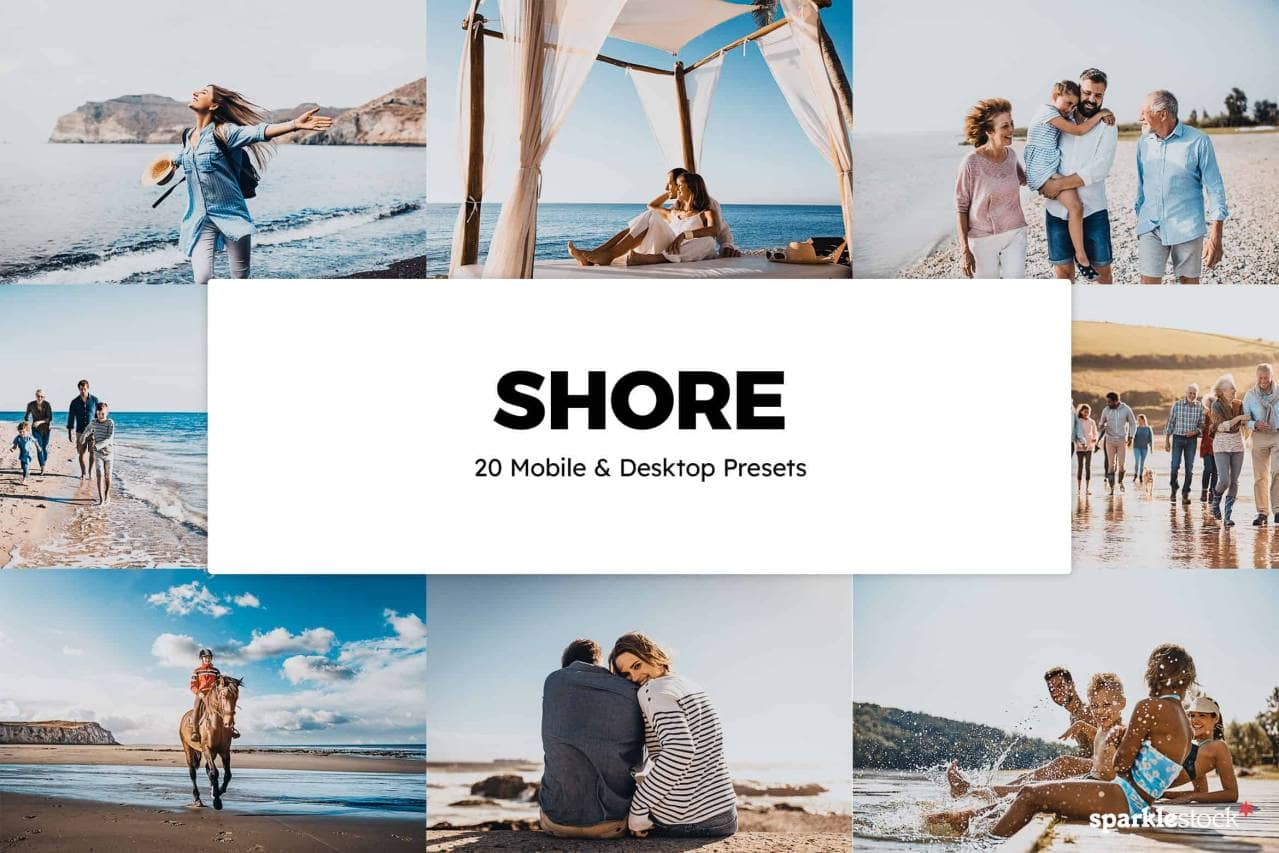 20 Shore Lightroom Presets and LUTs