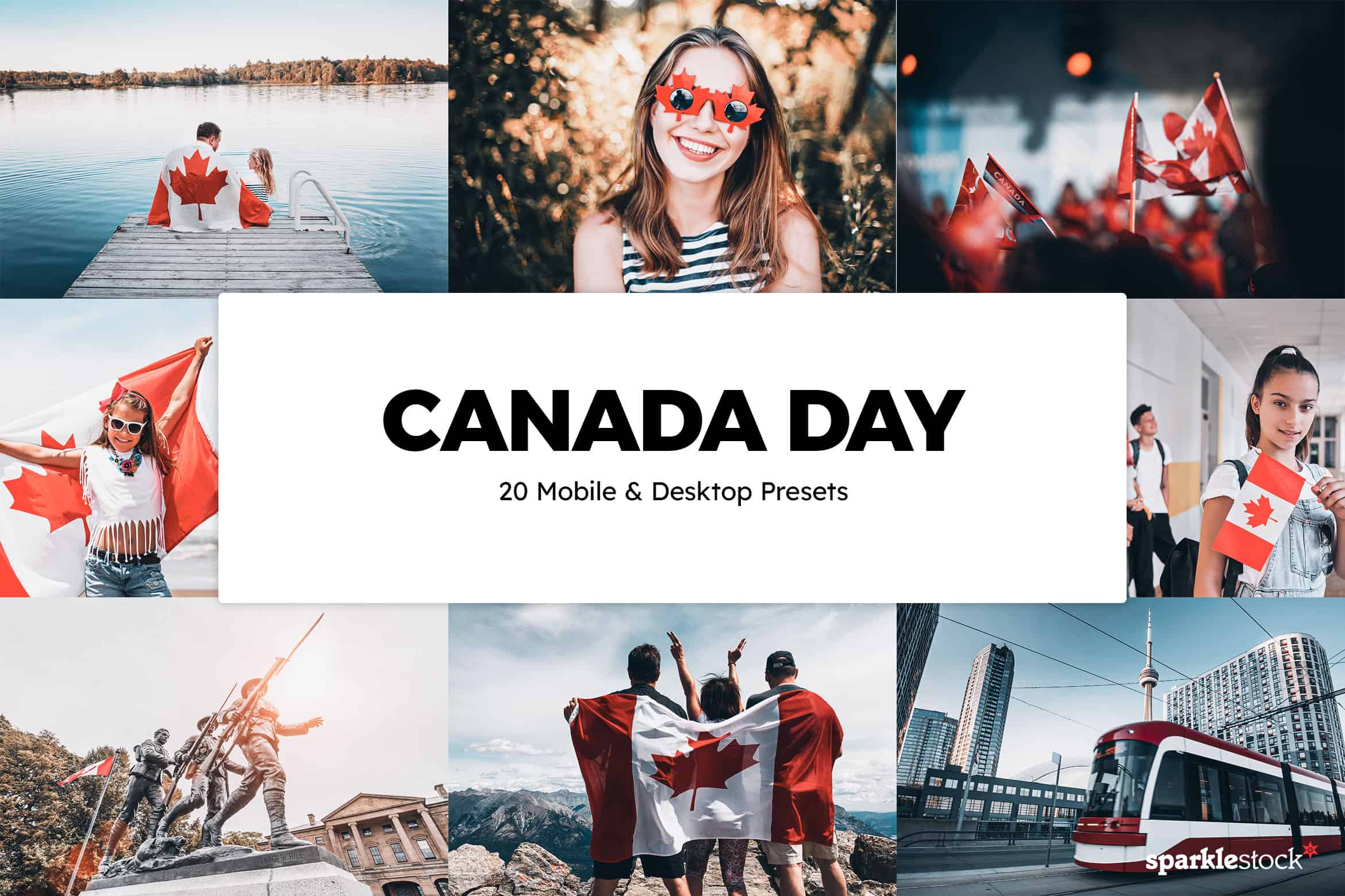 20 Canada Day Lightroom Presets and LUTs