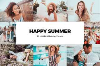 20 Happy Summer Lightroom Presets and LUTs