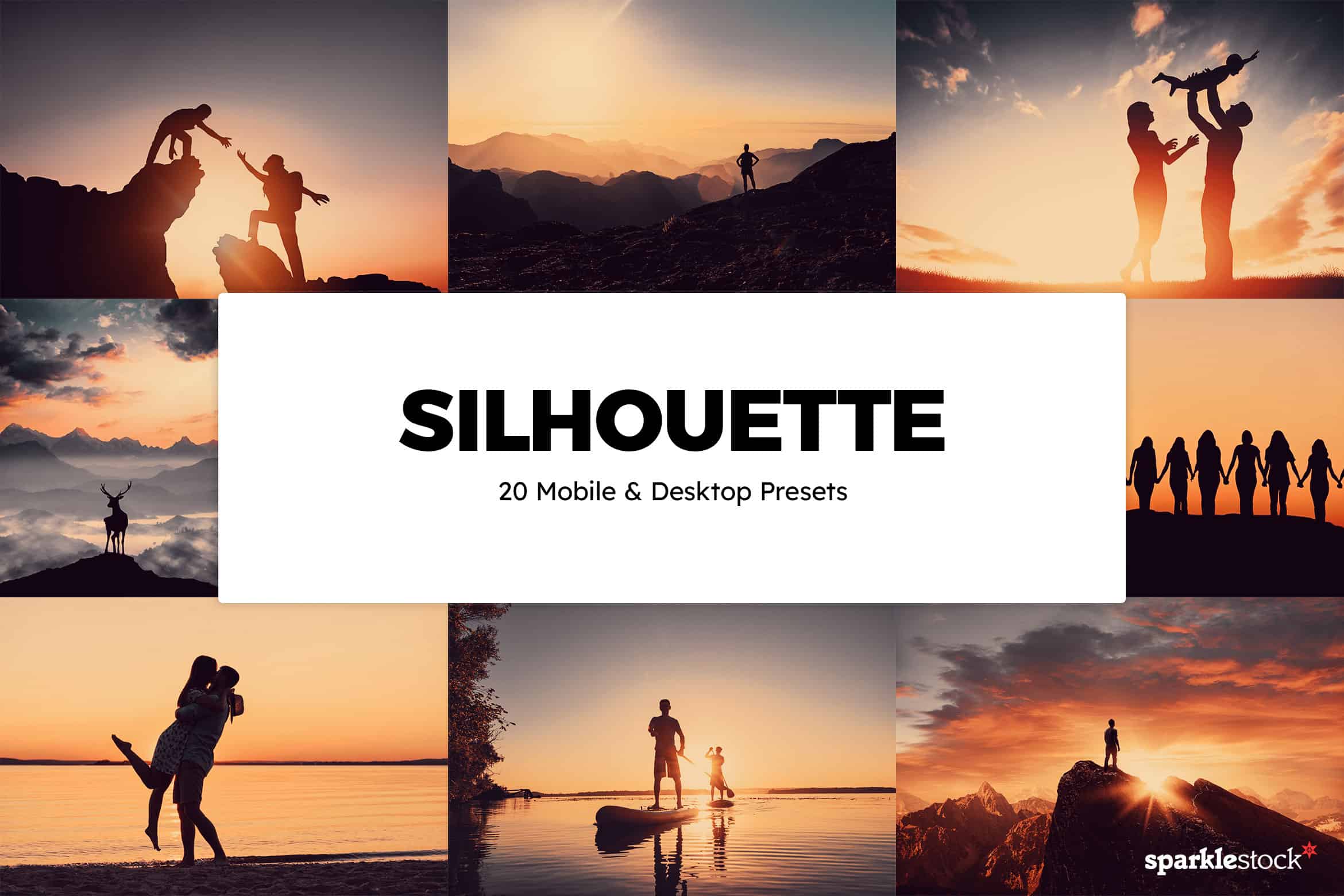 20 Silhouette Lightroom Presets and LUTs