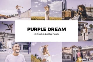 20 Purple Dream Lightroom Presets and LUTs