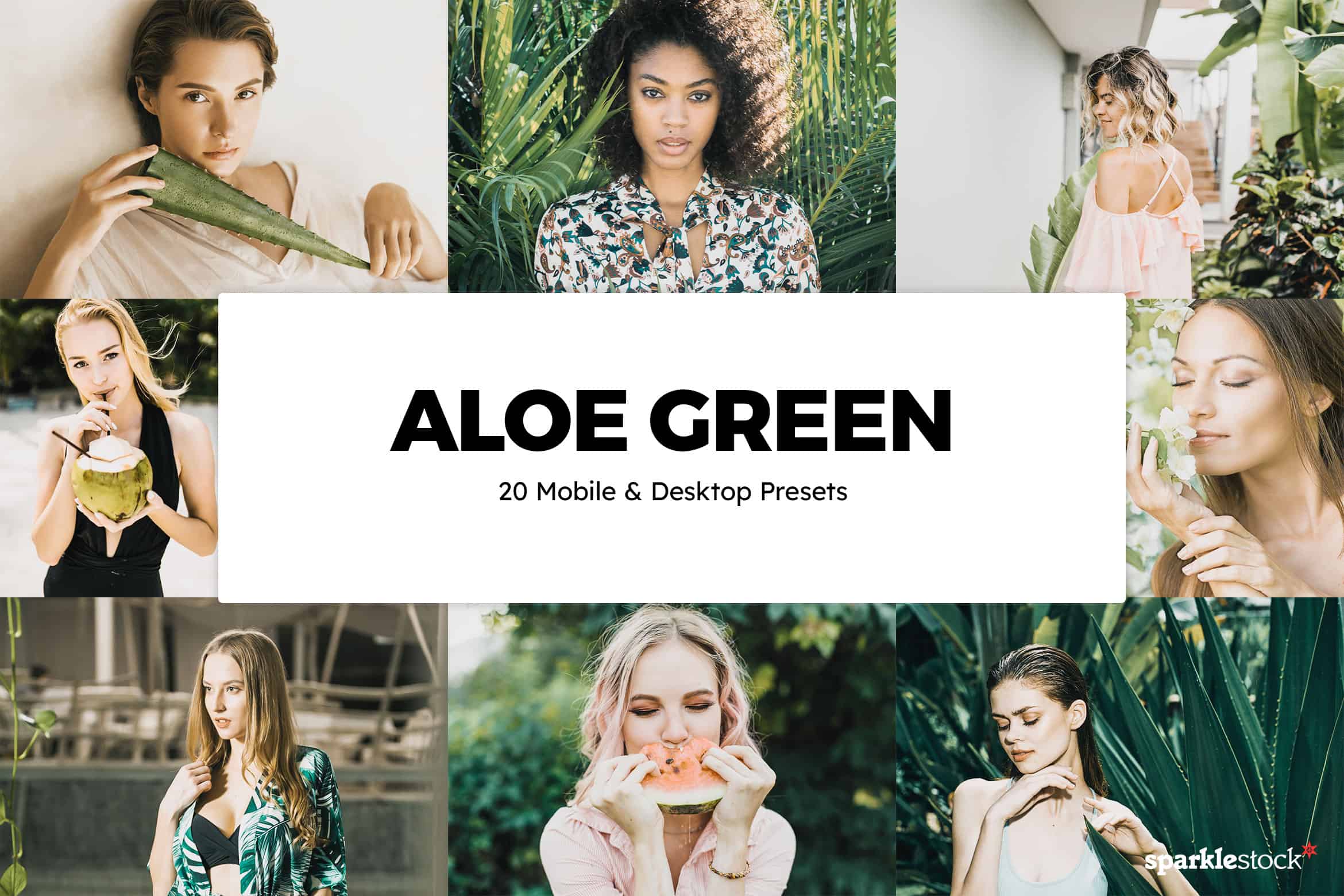 20 Aloe Green Lightroom Presets and LUTs