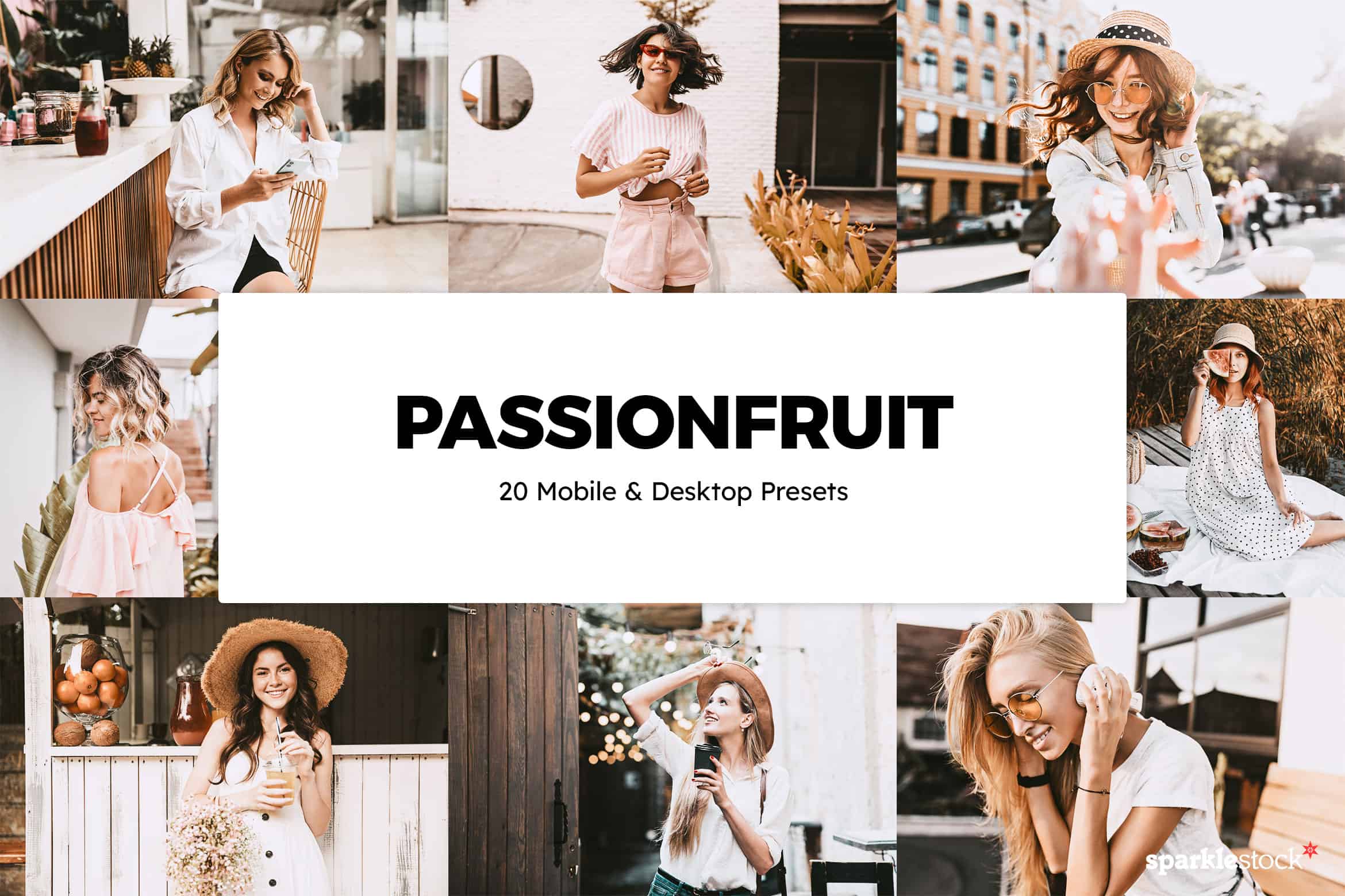 20 Passionfruit Lightroom Presets and LUTs