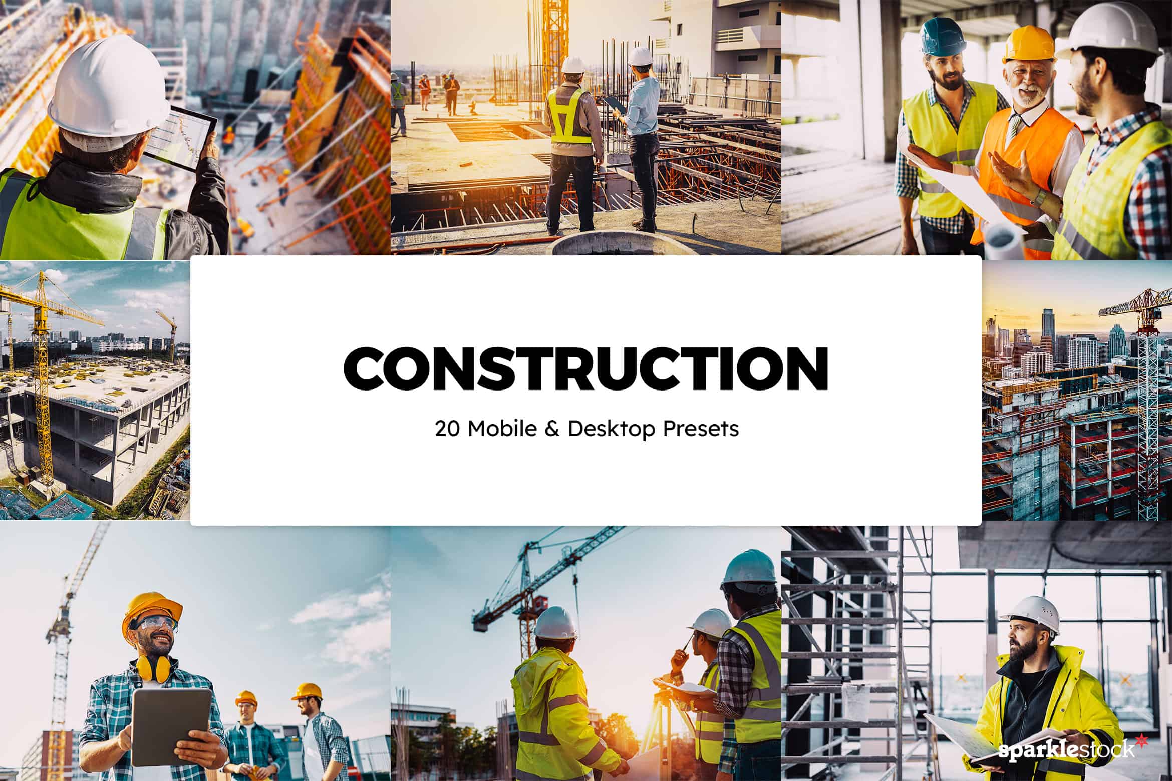 20 Construction Lightroom Presets and LUTs