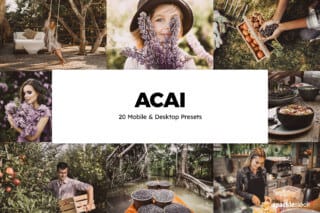 20 Acai Lightroom Presets and LUTs