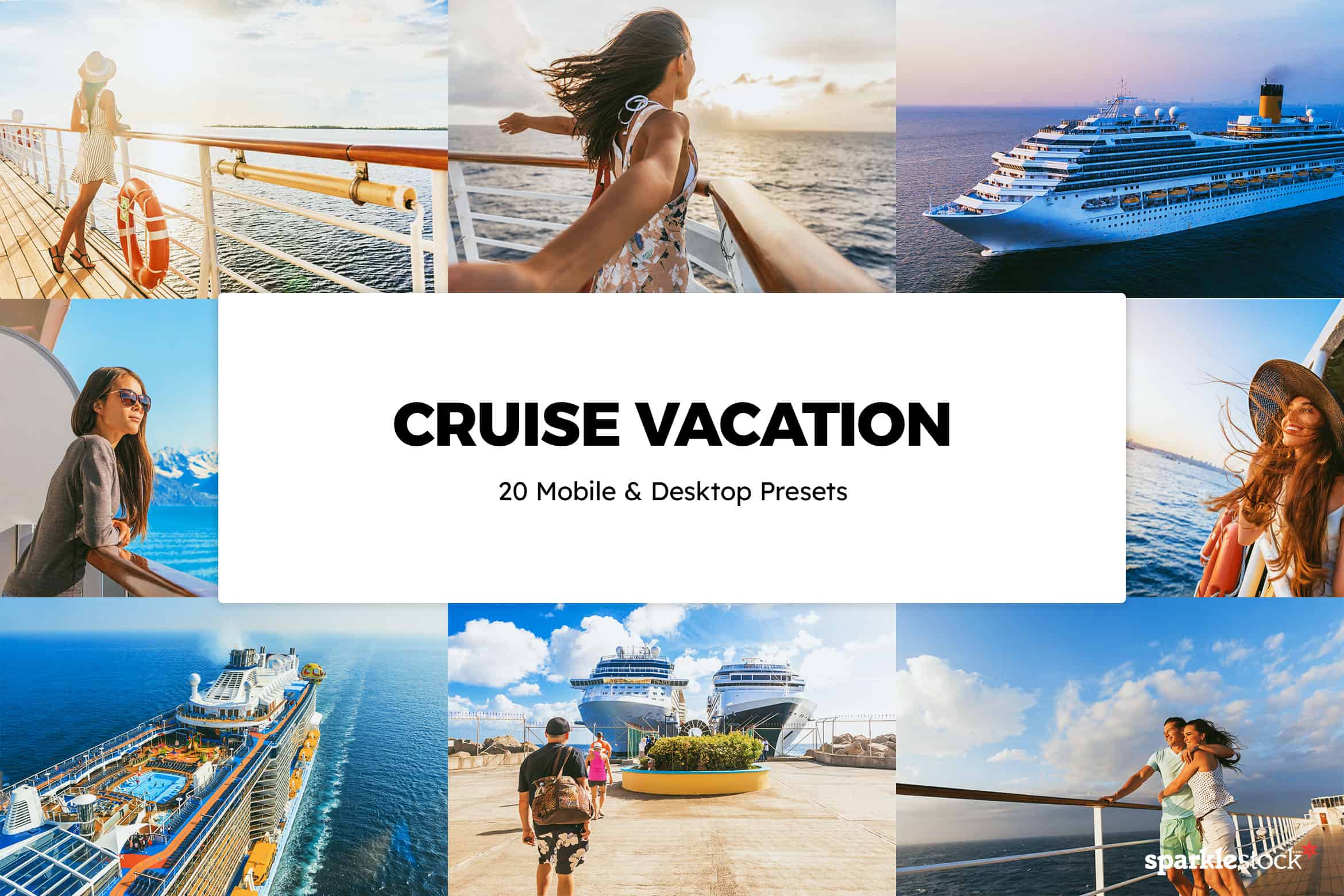 20 Cruise Vacation Lightroom Presets and LUTs