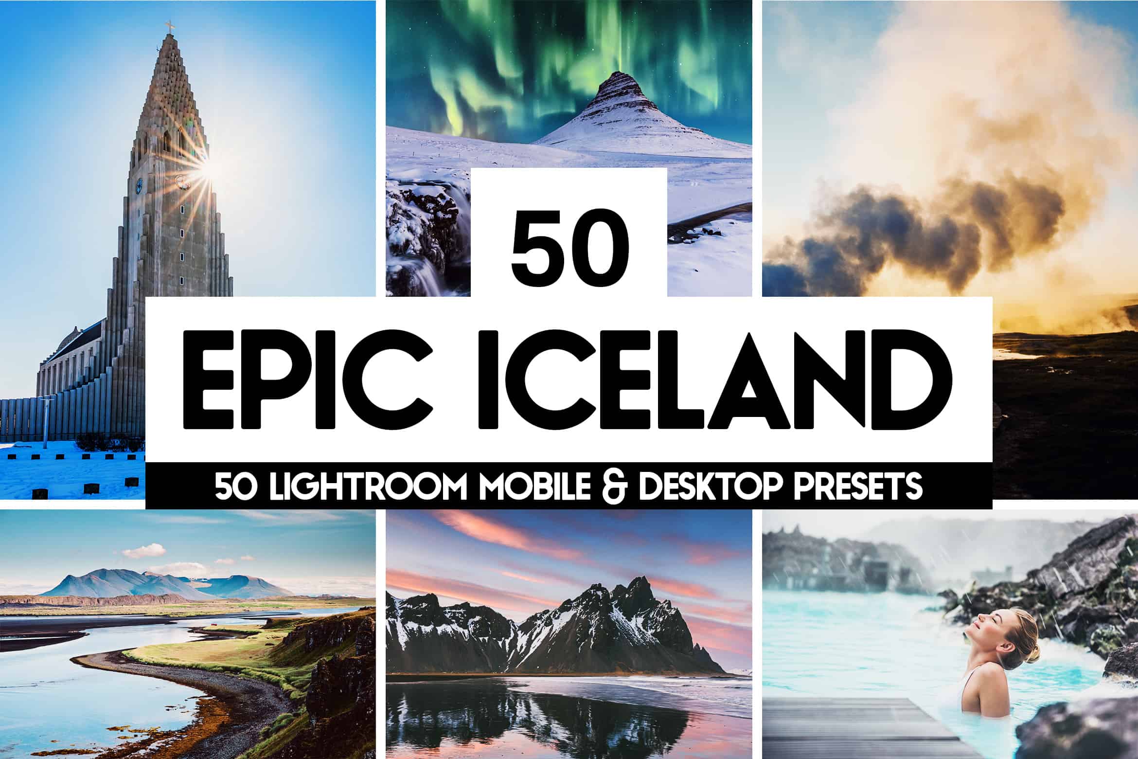 50 Epic Iceland Lightroom Presets and LUTs