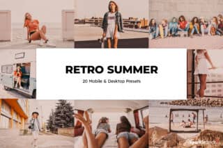 20 Retro Summer Lightroom Presets and LUTs