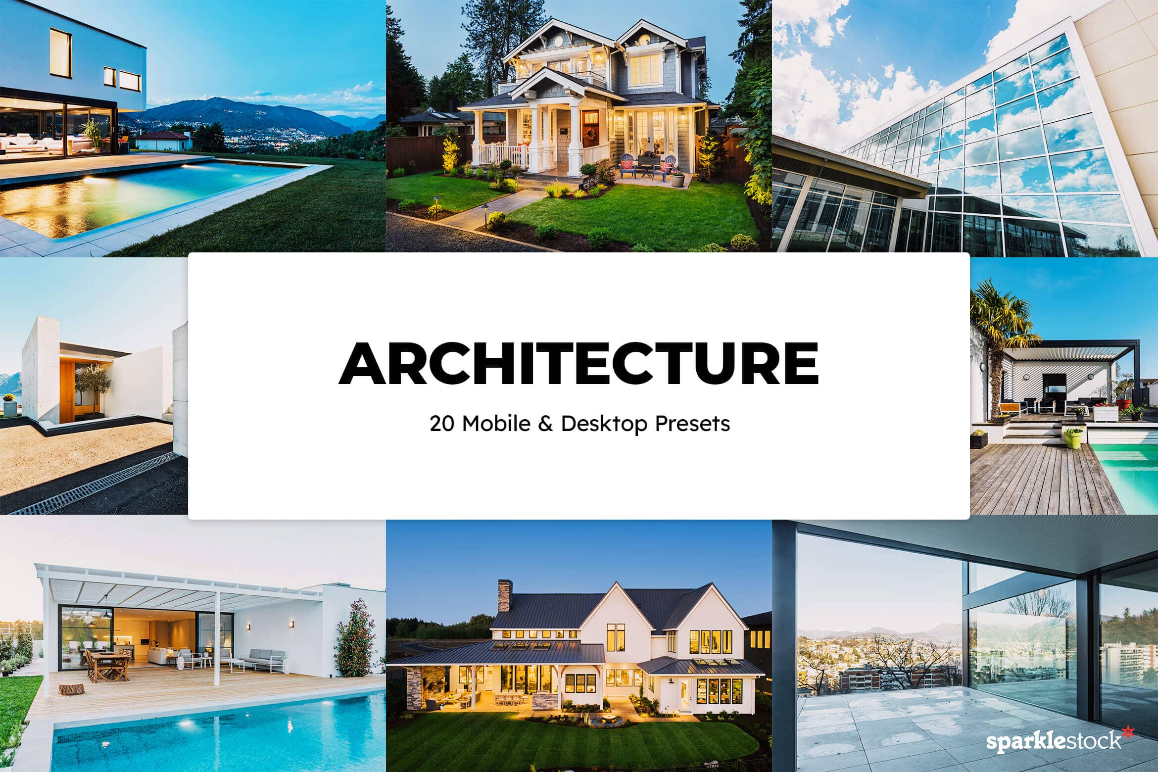 20 Architecture Lightroom Presets and LUTs