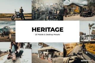 20 Heritage Lightroom Presets and LUTs