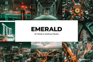 20 Emerald Lightroom Presets and LUTs
