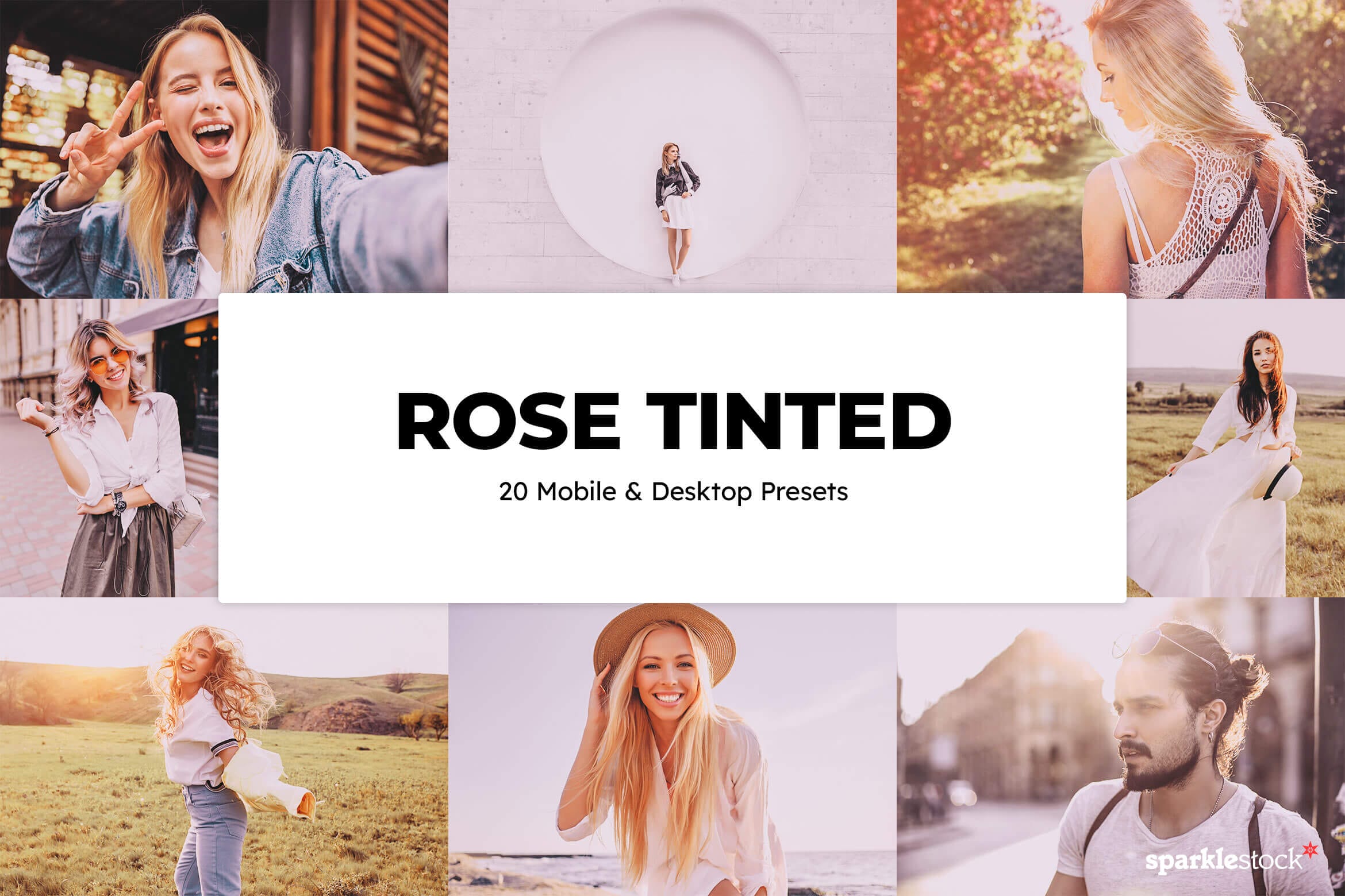 20 Rose Tinted Lightroom Presets and LUTs