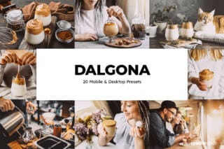 20 Dalgona Lightroom Presets and LUTs