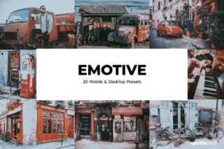 20 Emotive Lightroom Presets and LUTs