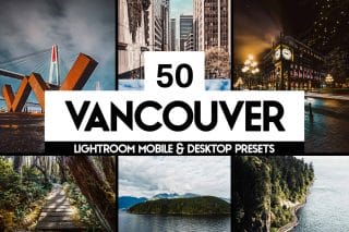 50 Vancouver Lightroom Presets and LUTs