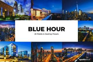 20 Blue Hour Lightroom Presets and LUTs
