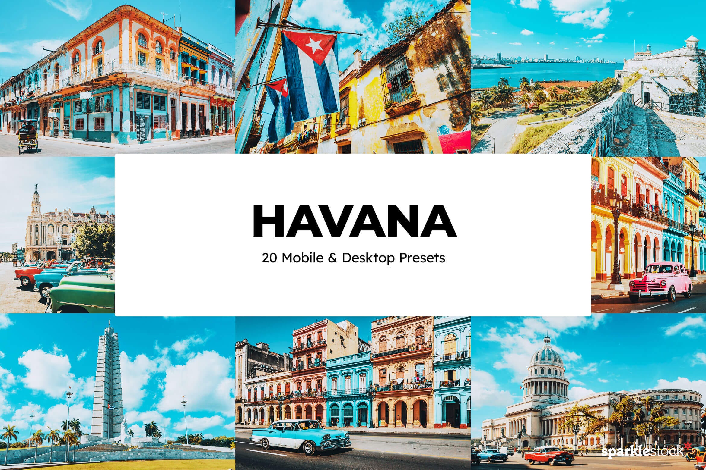 20 Havana Lightroom Presets and LUTs