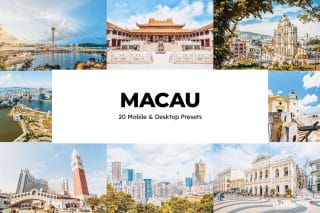 20 Macau Lightroom Presets and LUTs