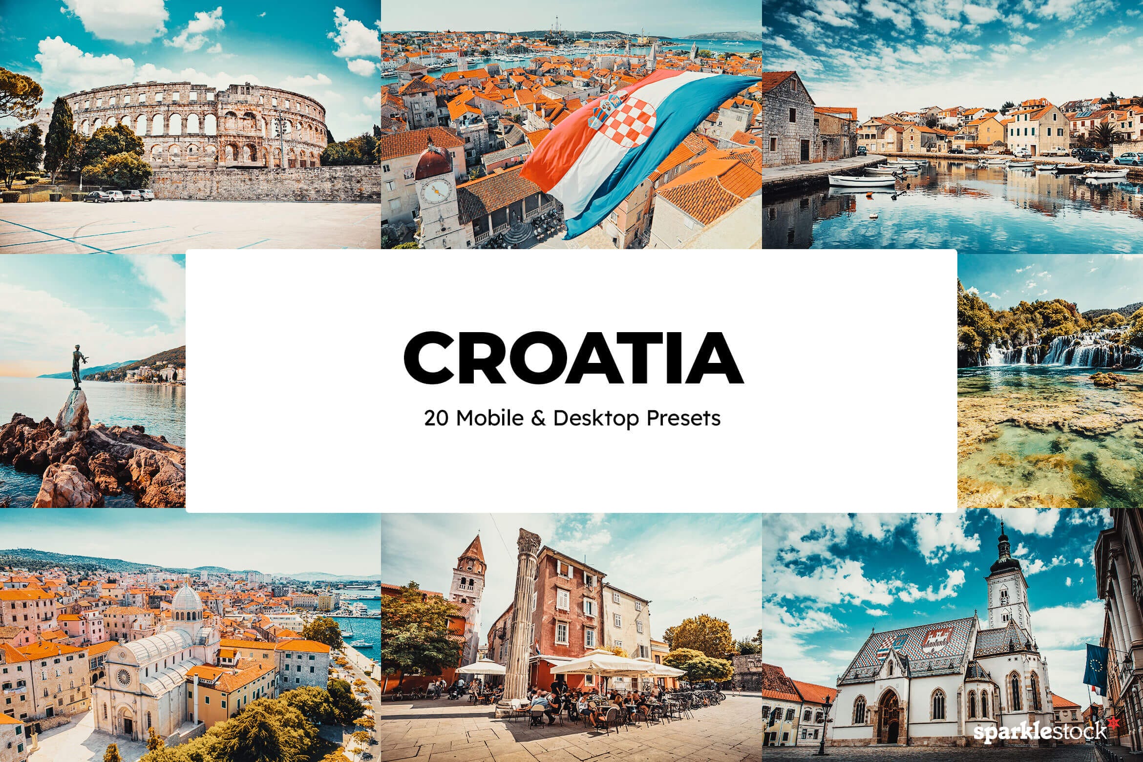20 Croatia Lightroom Presets and LUTs