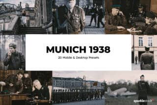 20 Munich 1938 Lightroom Presets and LUTs