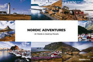 20 Nordic Adventures Lightroom Presets and LUTs