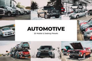 20 Automotive Lightroom Presets and LUTs