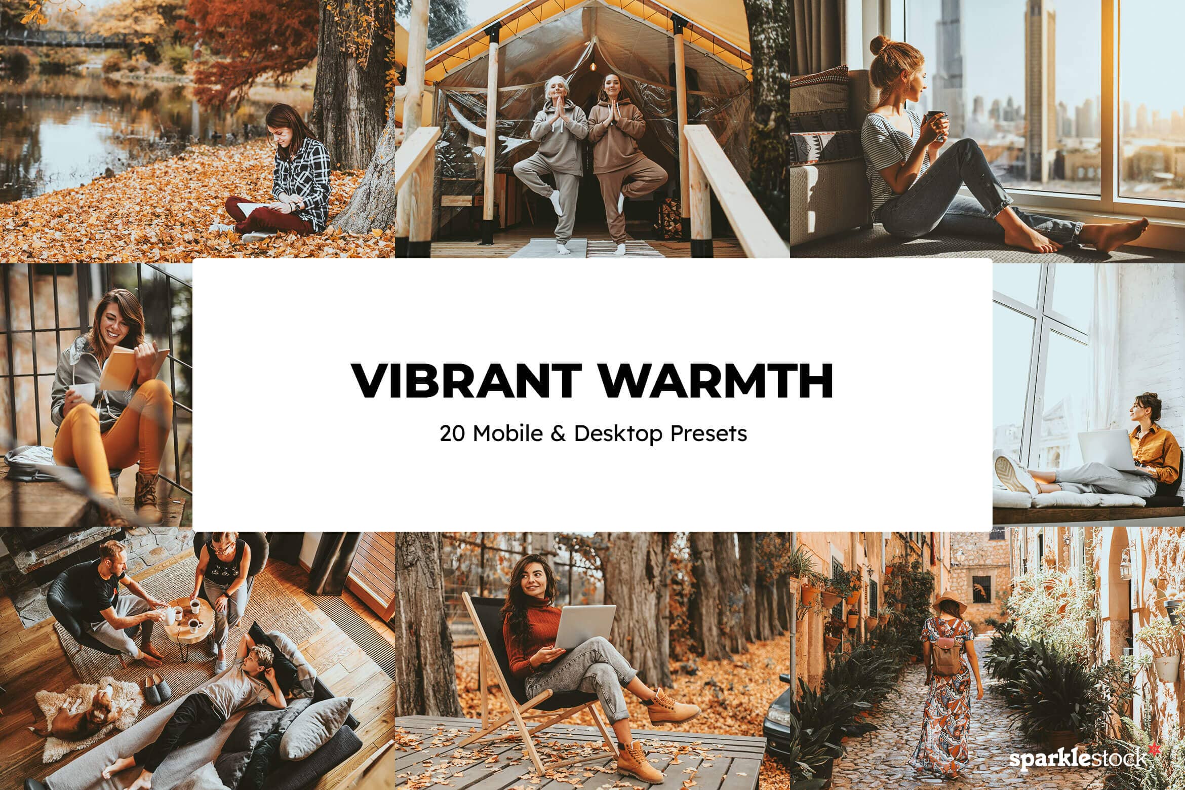 20 Vibrant Warmth Lightroom Presets and LUTs