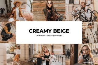 20 Creamy Beige Lightroom Presets and LUTs