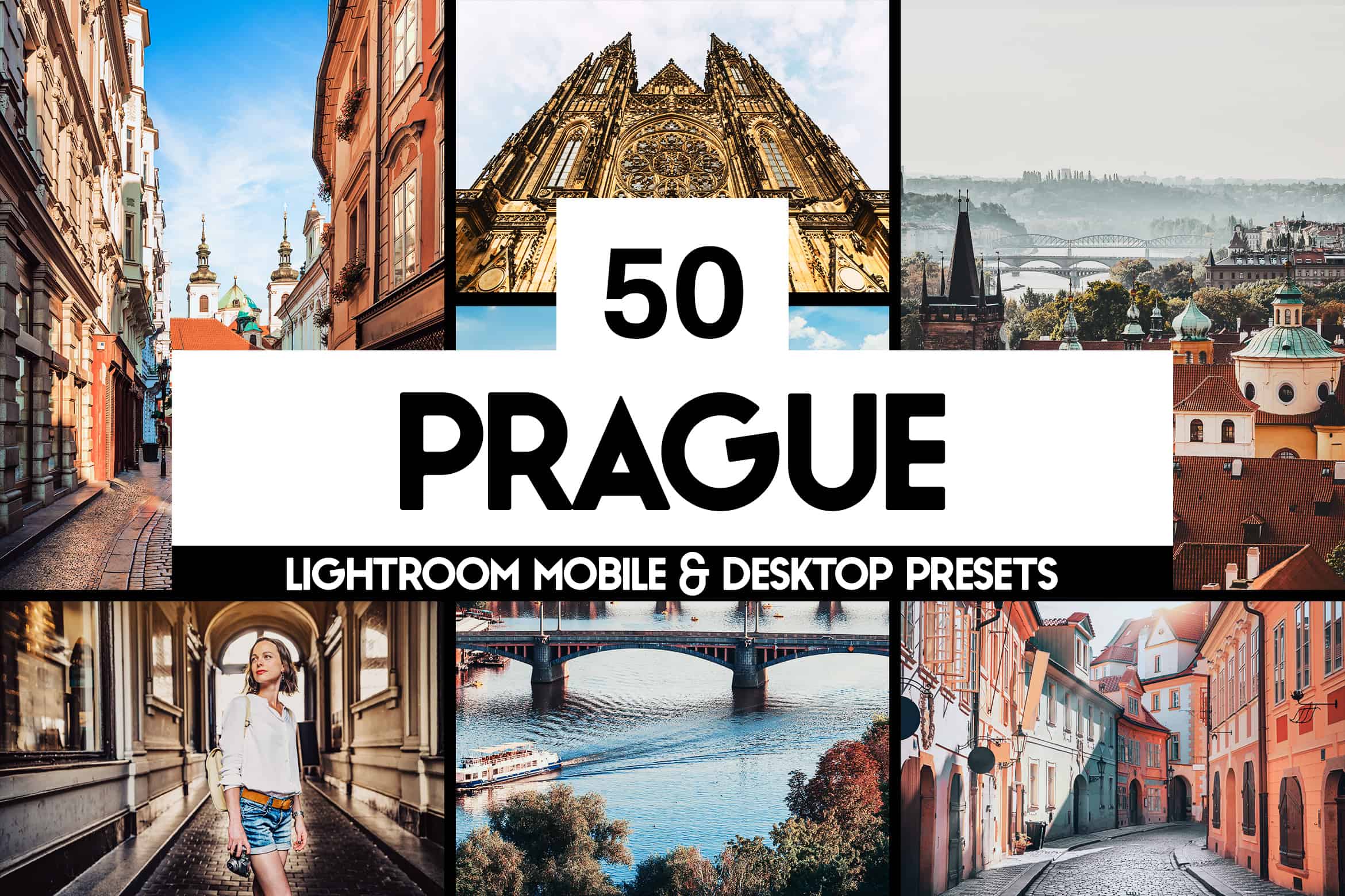 50 Prague Lightroom Presets and LUTs