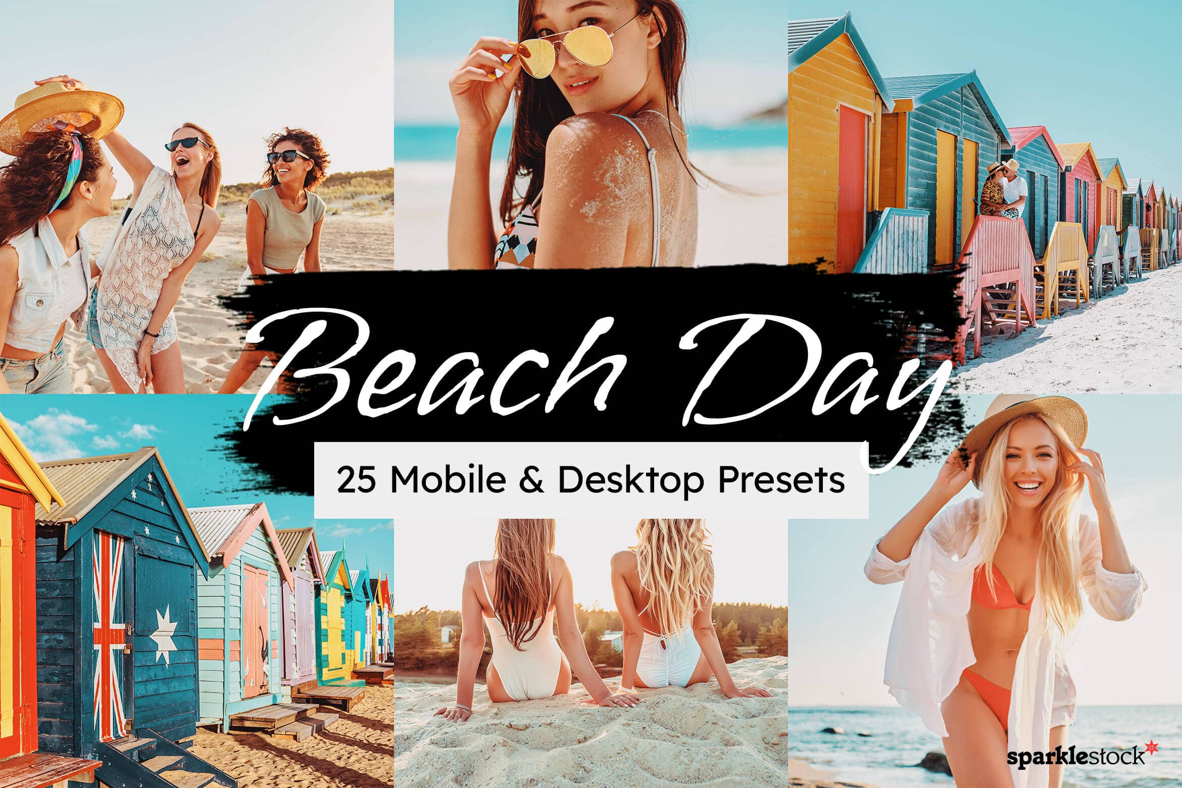 25 Beach Day Lightroom Presets and LUTs