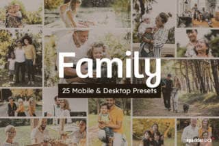 25 Family Lightroom Presets and LUTs