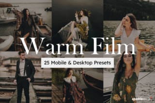 25 Warm Film Lightroom Presets and LUTs