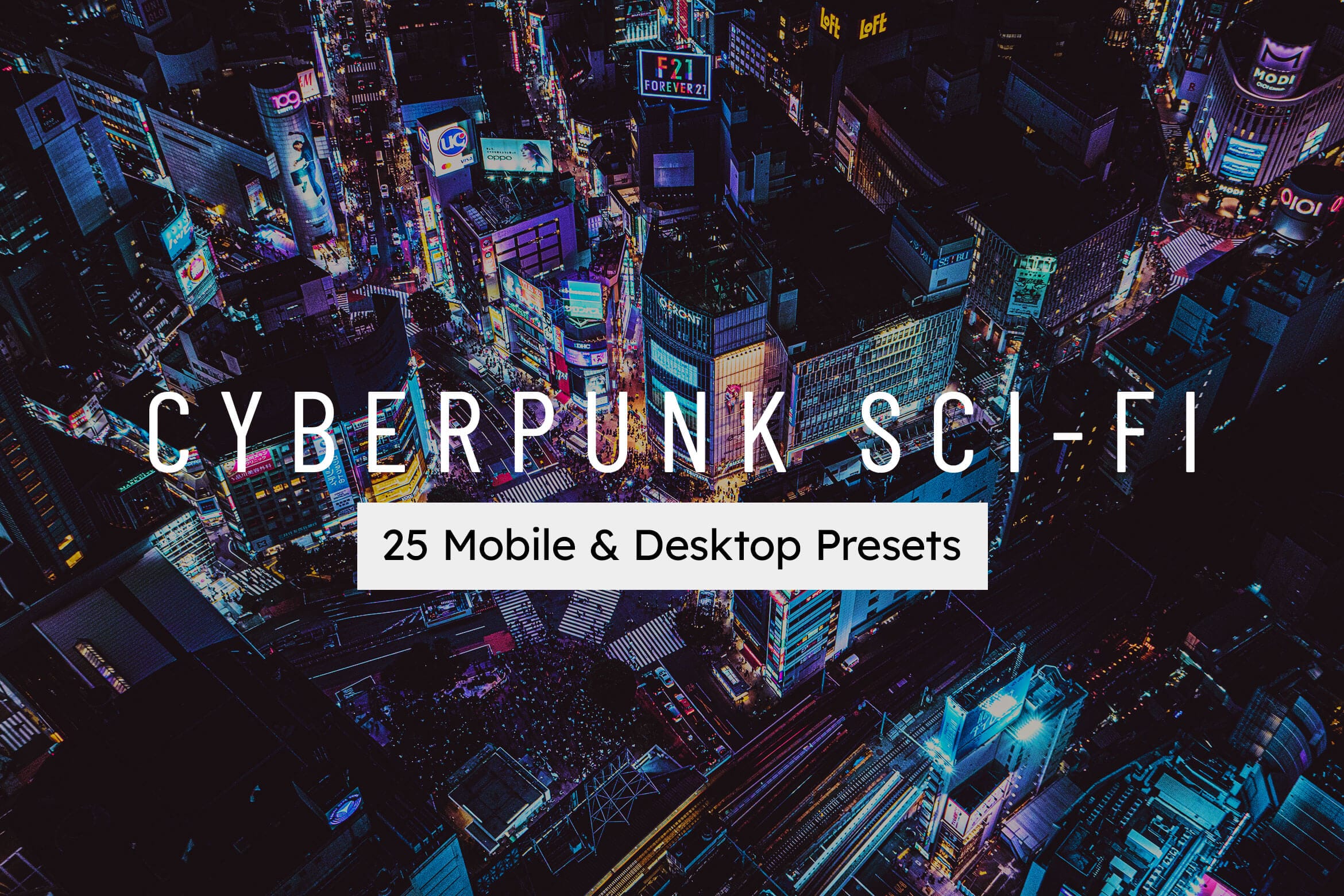 25 Cyberpunk SciFi Lightroom Presets and LUTs